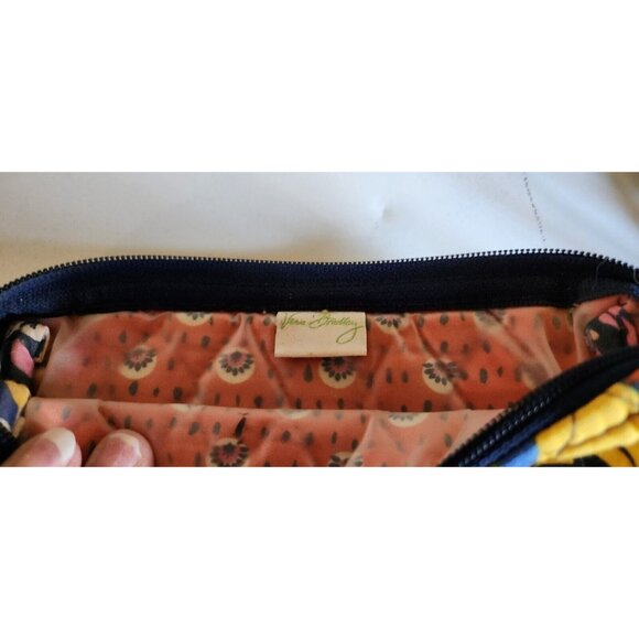 VERA BRADLEY Medium Cotton Cosmetic Case Rio Pattern Multicolor - Picture 4 of 8